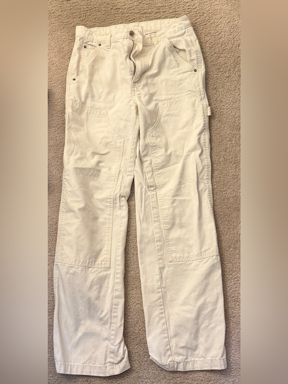BDG Cream Cargo Work Pants